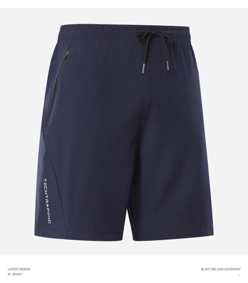 Trendy NEW 2025 Summer Men's Loose Shorts Above Knee Cross Border Beach Basketball Shorts Sweat Absorbing Casual Shorts