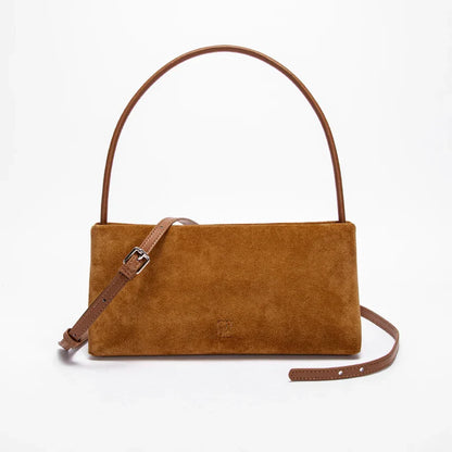 Solid Simple Classic Style Velvet Underarm Bag Elegant Fashion Design Seasonal New French Vintage Shoulder Bag