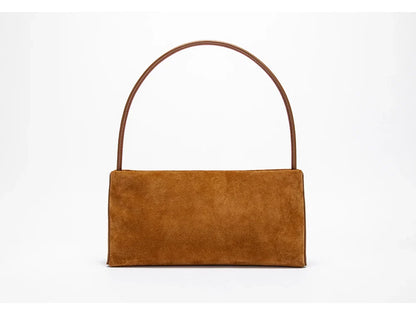 Solid Simple Classic Style Velvet Underarm Bag Elegant Fashion Design Seasonal New French Vintage Shoulder Bag