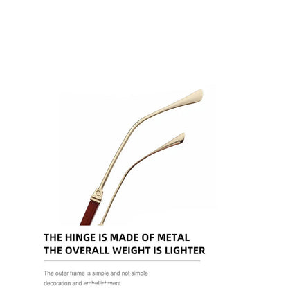 Vintage Square Sunglasses For Men Rimless Sunglasses Women Trendy Retro Fashion Glasses Gafas De Sol Hombre Lunette Soleil Femme