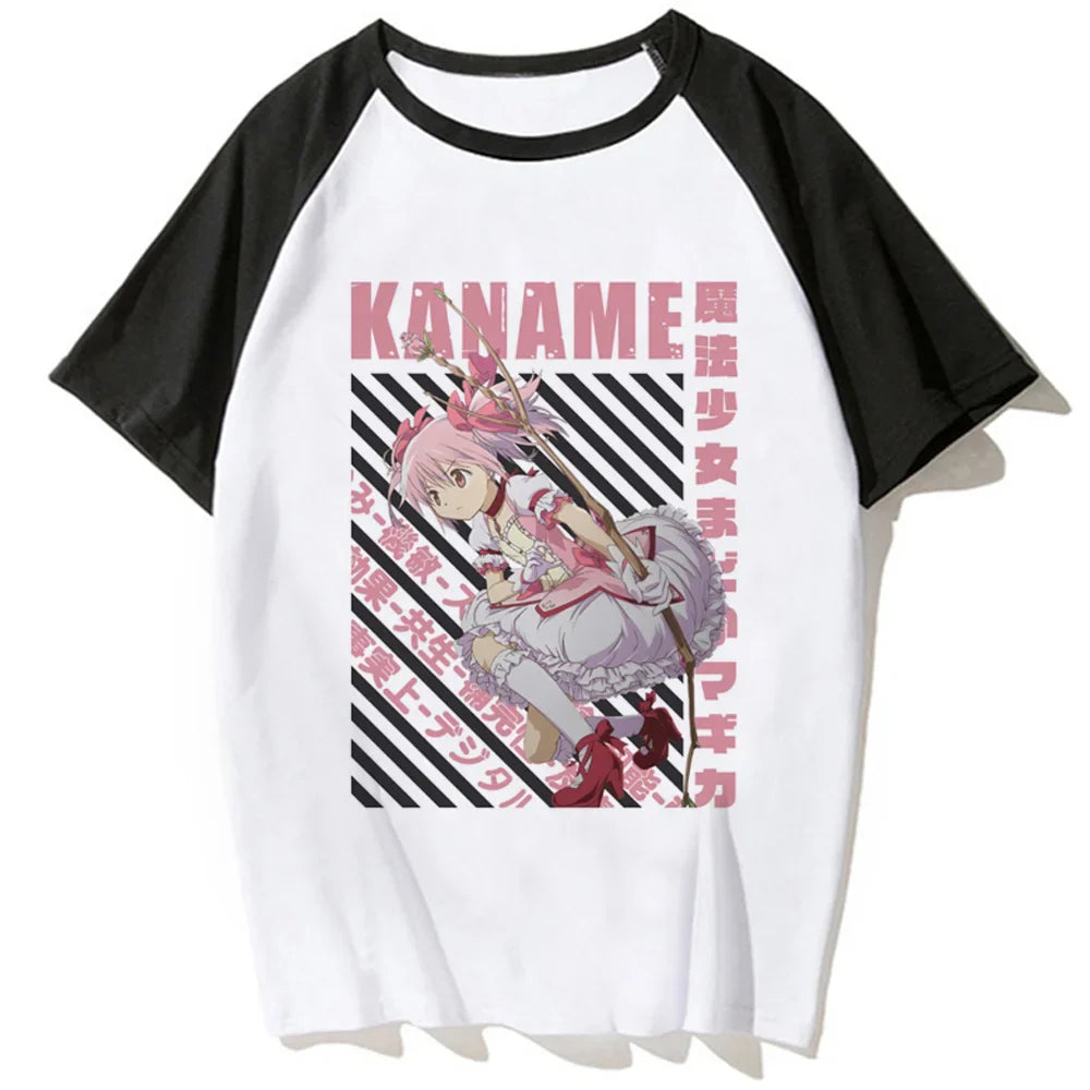 Puella Magi Madoka Magica t shirt women harajuku t shirt girl graphic clothes