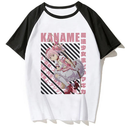 Puella Magi Madoka Magica t shirt women harajuku t shirt girl graphic clothes