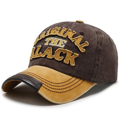 Men Retro Letter Embroidery Baseball Caps Spring Summer Women Cotton Adjustable Casual Hat Hip Hop Streetwear Sun Hats