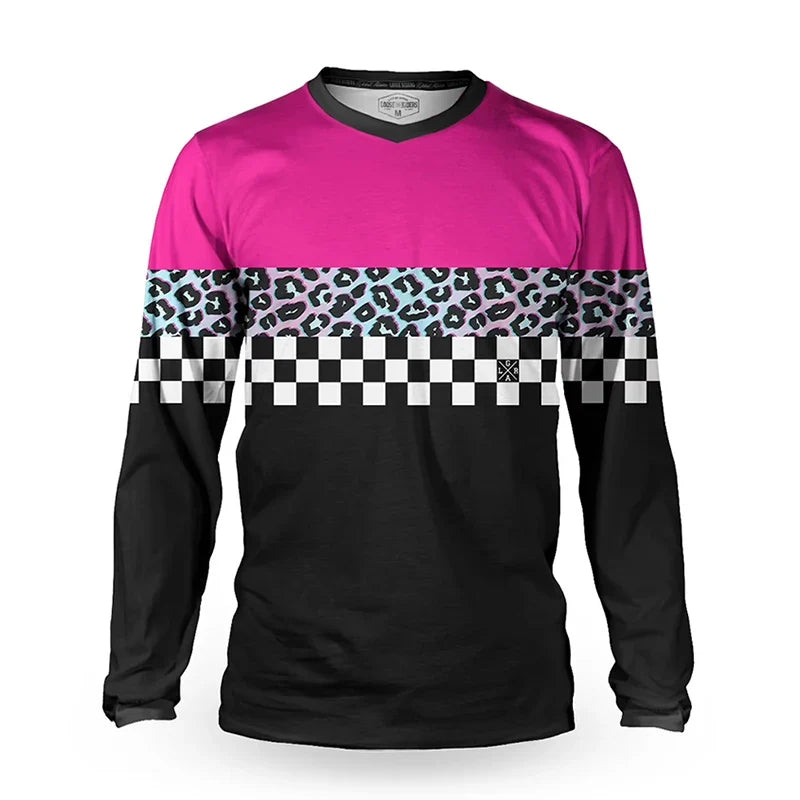 Women's loose rider jersey Endurance racing suit Motorcycle MX BMX BMX Off-road Bike Shirt Breathable Speed Dry