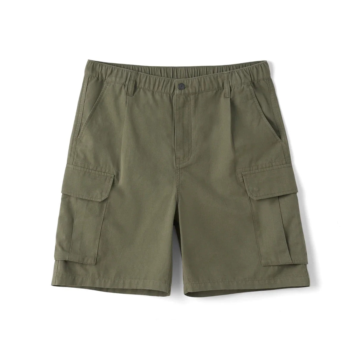 2026 Summer New Oversize 215gsm Tencel Lyocell Blend Fabric Cargo Shorts Men Fashion Outdoor Wear