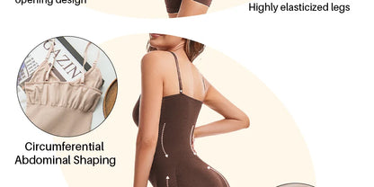 Seamless Women Bodysuit Butt Lifter Shapewear Waist Trainer Body Shaper Strappy-Back Chest Enhancing Corrective Underwear Corset