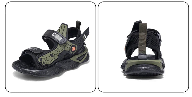Summer Kids Outdoor Non-Slip Sandals 5-16Years Old Boys Fashion Sport Beach Shoes Breathable Children Casual Walking Sandials