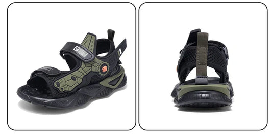 Summer Kids Outdoor Non-Slip Sandals 5-16Years Old Boys Fashion Sport Beach Shoes Breathable Children Casual Walking Sandials