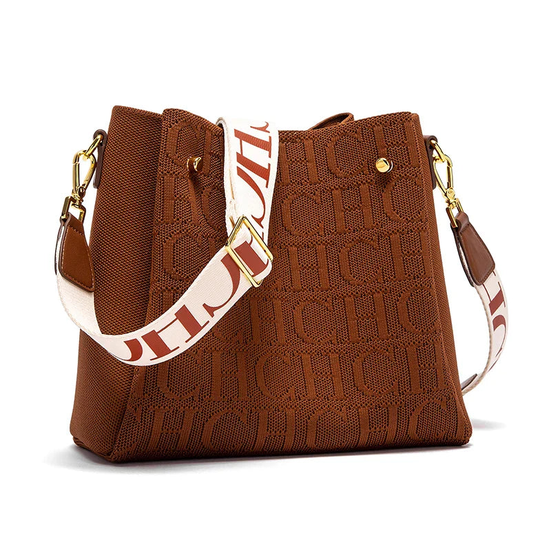Women's Shoulder Bag New Magnetic Buckle Khaki Shoulder Bag Large Capacity