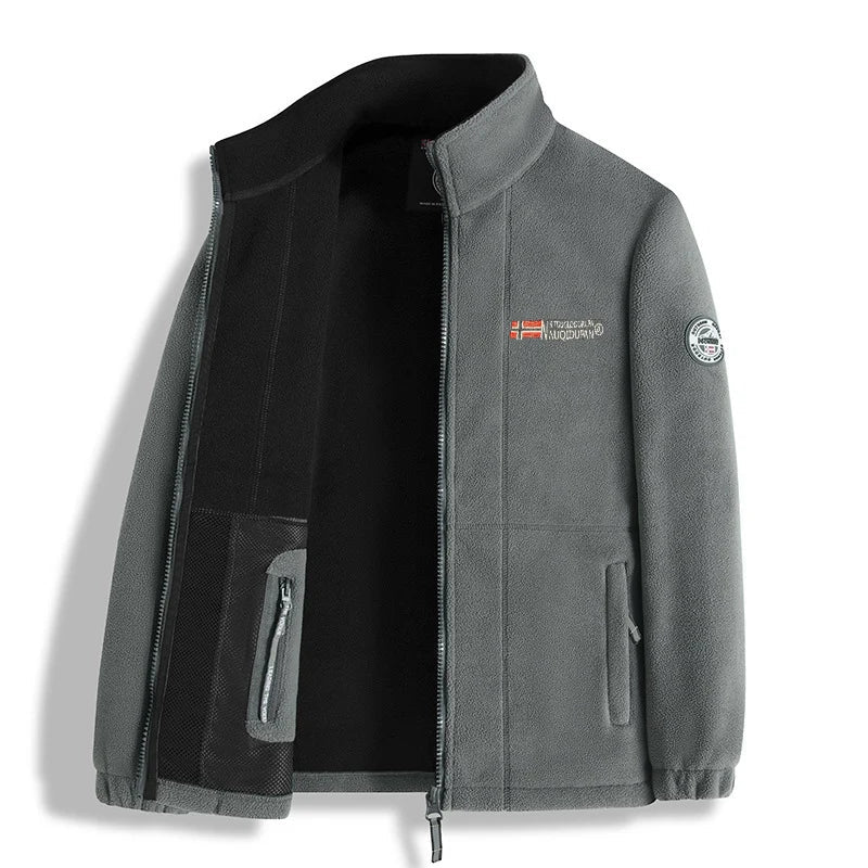 Brand New Winter Jacket For Men Thick Polar Fleece Outdoor Quality Design Warm Man Fashion Male Autumn Outwear