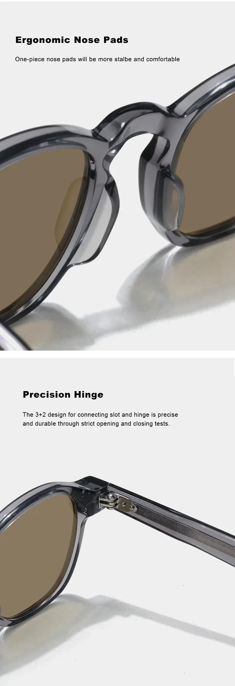 Fashion Top Quality Luxury Brand Women Sunglasses ZYZEPH Square Design Acetate Retro Men Outdoor Driving UV400 SUN GLASSES