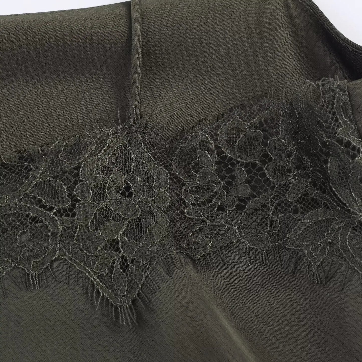 Lace Underwear Sling Dress Women Fashion Autumn Asymmetric satin texture Mini Dresses French Chic Female Evening Clothing