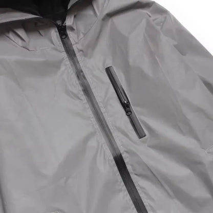 Night Reflective Hooded Jacket Men Women Couples Outdoor Casual Windproof Riding Running Coats Party Show Hip Hop Streetwear
