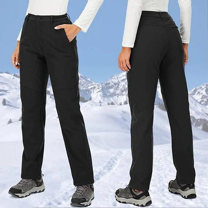 Windproof Thermal Pants for Women, Soft Trousers for Hiking, Camping, Outdoor Sports, Mountain Climbing, Travel, Winter