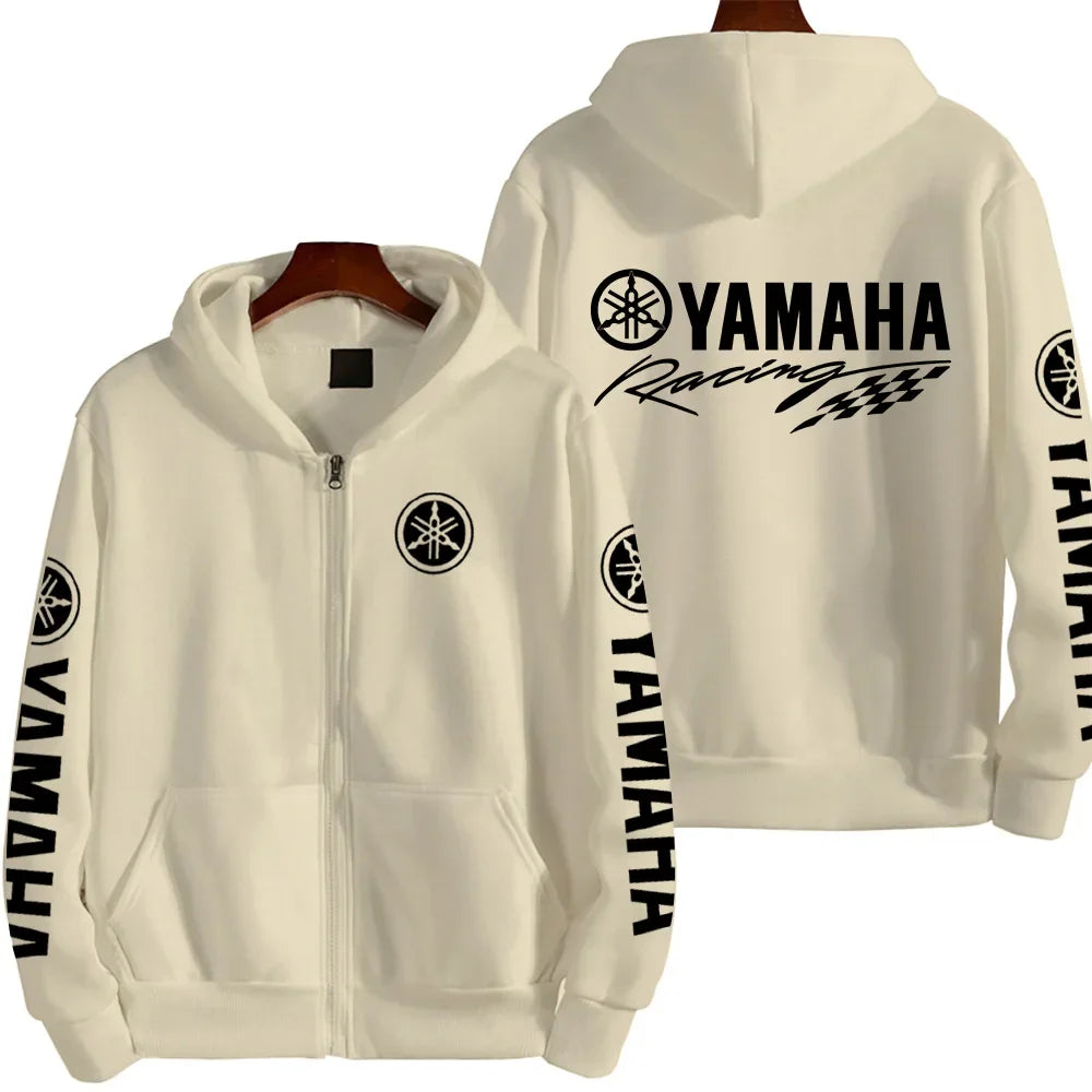 Logo Motorcycle Racing Team Men Zipper Hoodie 2026 New Fashion Women Sweatshirt Spring Autumn Sports Couple Jackets Coat