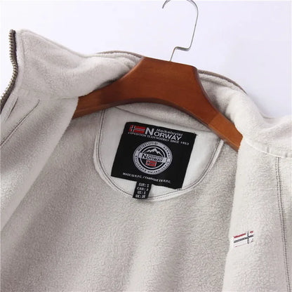 Thickened Double - Sided Polar Fleece Jacket for Men | Autumn/Winter Warm Casual Loose Fit Big Size Coat