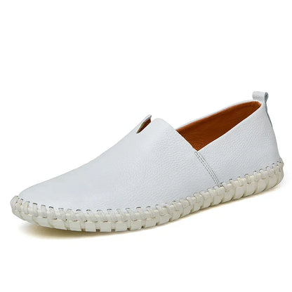 Fashion Men's Driving Shoes Handmade Leather Men Loafers Soft Breathable Men's Casual Shoes
