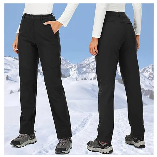 Windproof Thermal Pants for Women, Soft Trousers for Hiking, Camping, Outdoor Sports, Mountain Climbing, Travel, Winter