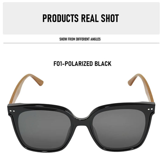 Retro Oversized Sunglasses Women Trendy Polarized Fashion Glasses UV400 Protection Luxe Lunette Soleil Femme Lentes De Sol Muje