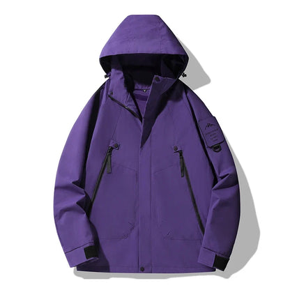 Women's Men's Waterproof Jacket Climbing Hiking Camping Trekking Windbreaker Unisex Outdoor Windproof Rain Coat Antifouling