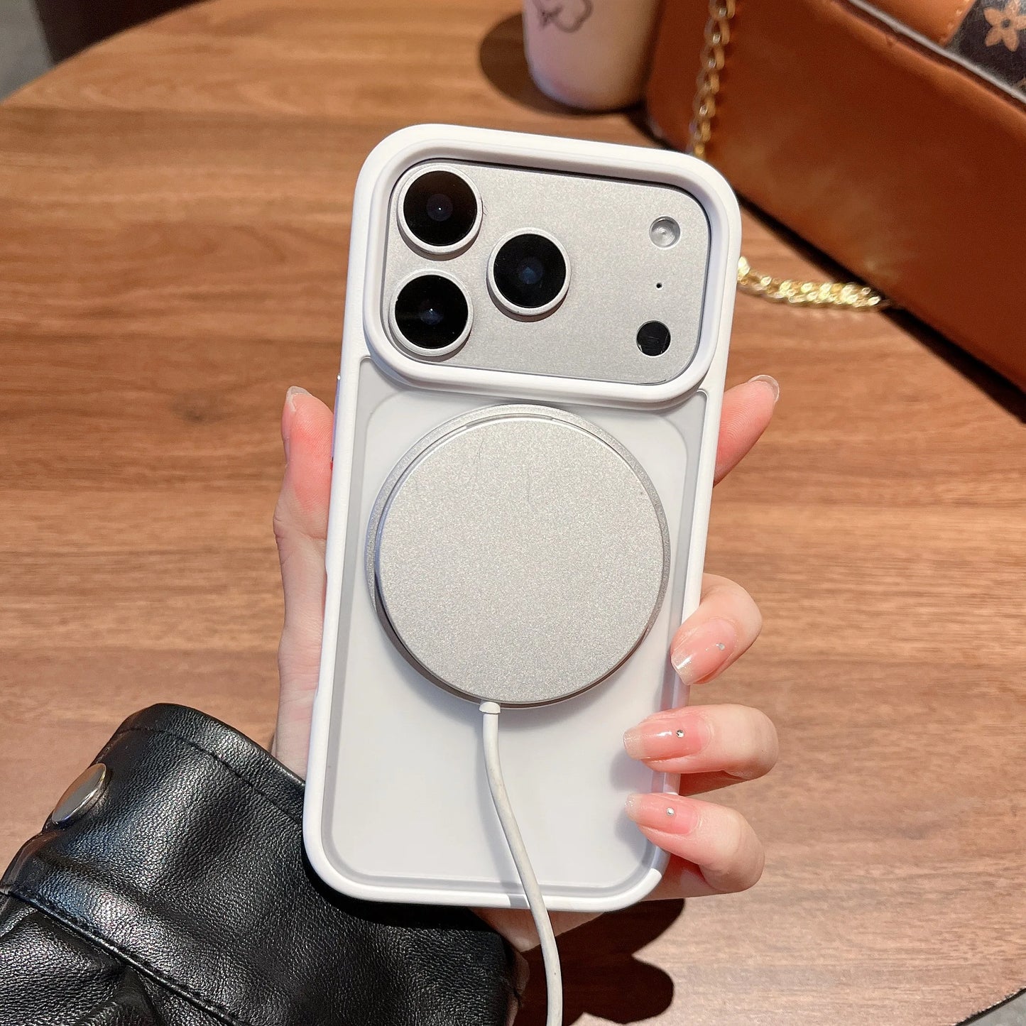 Luxury 360 Rotating Magnetic Phone Case for iPhone 17 Pro Max 16 Plus 15 14 13 12 11 Shockproof Slim Fit for Magsafe Stand Cover