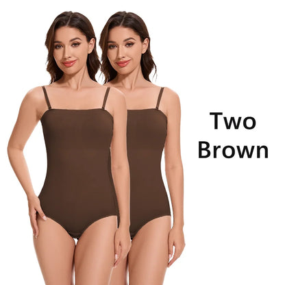 Slimming Strapless Bodysuit Off Shoulder Women Shorts Shapewear Tummy Control Body Shaper Sexy Fajas Underwear Bodysuits