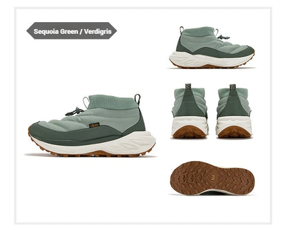Men Winter Boots High-Top Thermal Ankle Support  Fleece Lined Ice Grip Abrasion-Resistant Sneakers Male 672542215A