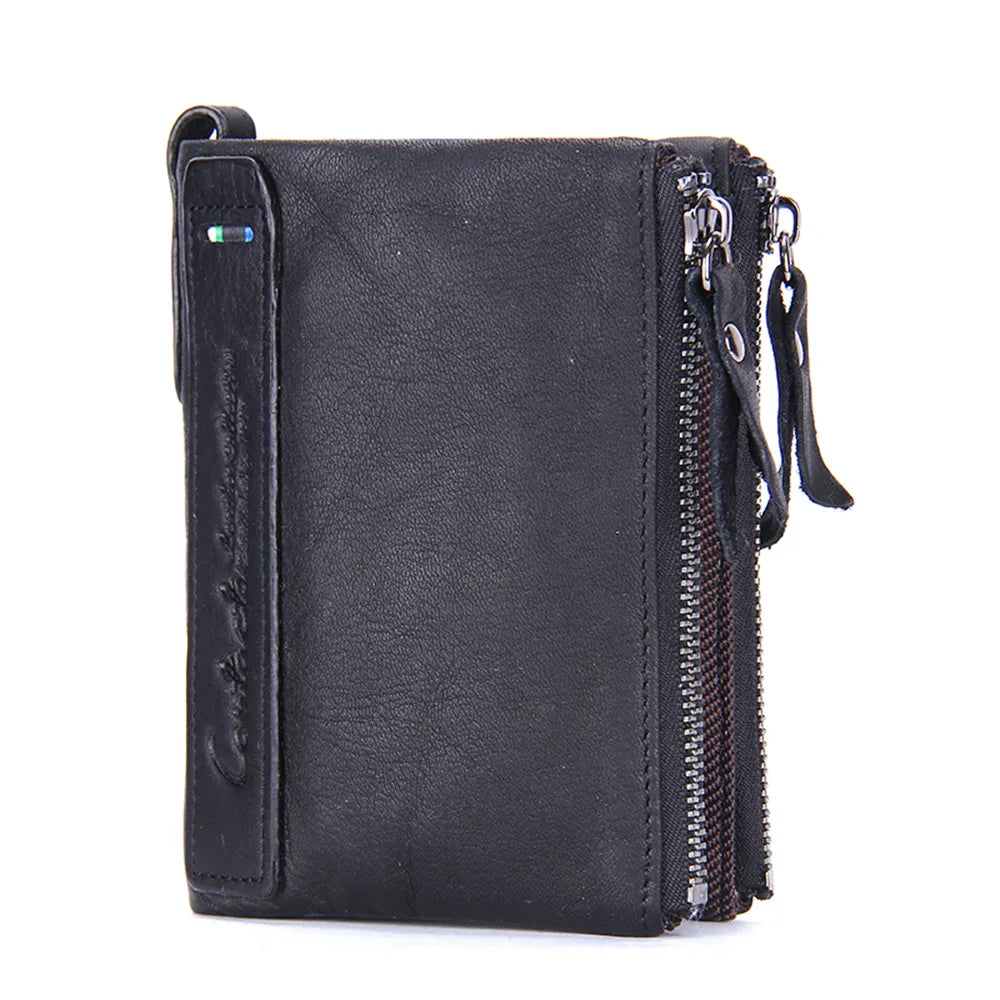 Genuine Leather Short Wallets for Women Luxury Designer Coin Purse Female Money Clip Card Holder Customize Men Wallets