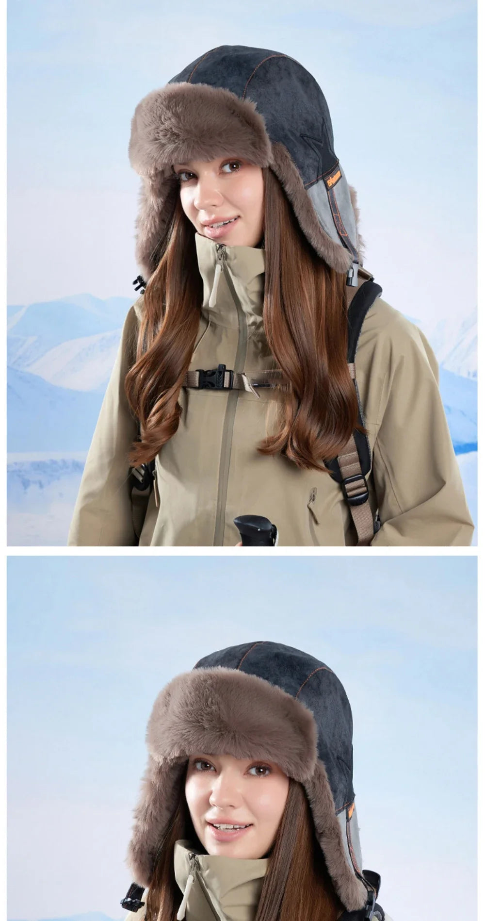 Russian Hat Men Women New Thick Warm Autumn Winter Fur Hat Male Female Windproof Snow Ski Trapper Earflap Cap Bomber Hat