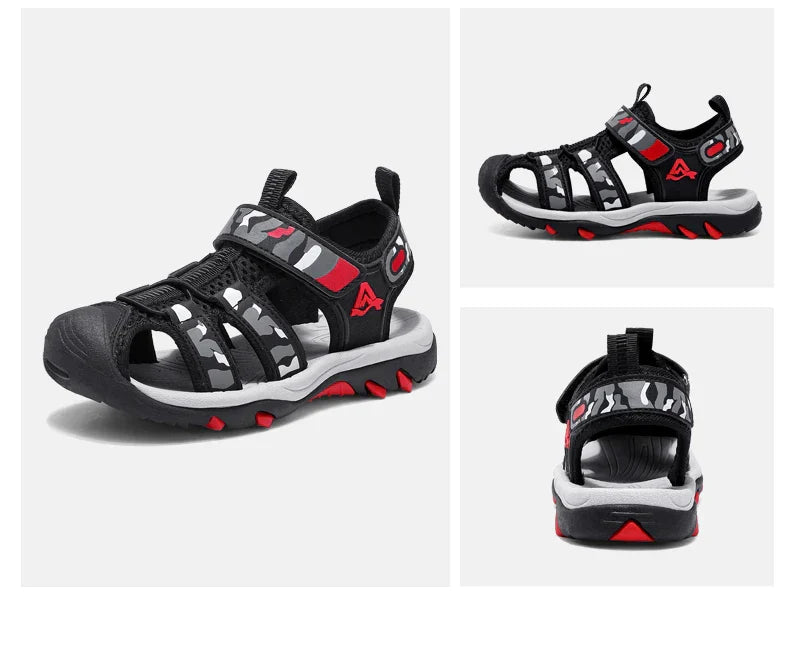 Children Girls Boys Sandals Children Beach Sandals Non-slip Soft Bottom Breathable Boys Shoes Outdoor Kids Shoes