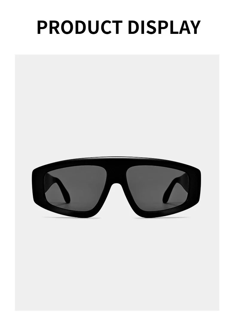 New Retro HIP HOP Trendy Men Sunglasses Women Luxury Brand Designer Sun Glasses Black White Glasses Ladies Goggle UV400 Eyewear