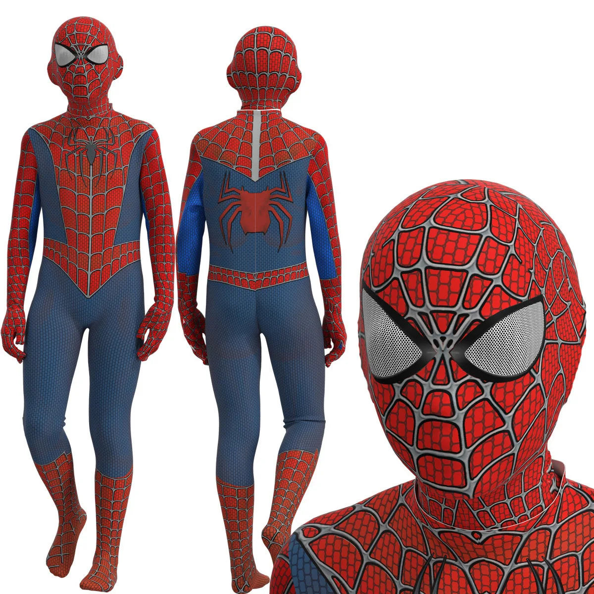 Cosplay Deadpool Costume Kids High Quality Spider-Man Child Halloween Cosplay Costume Deadpool Sword Set Adult Bodysuit Costume