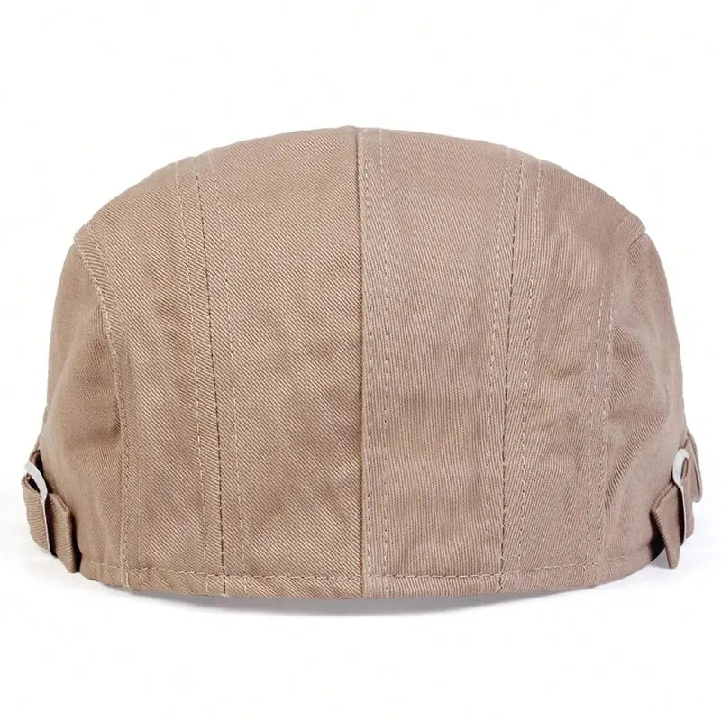 Men Light Board Solid Color Newsboy Caps British Painters Hats Spring and Summer Adjustable Flat Cap Hip Hop Berets
