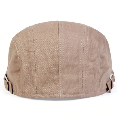 Men Light Board Solid Color Newsboy Caps British Painters Hats Spring and Summer Adjustable Flat Cap Hip Hop Berets
