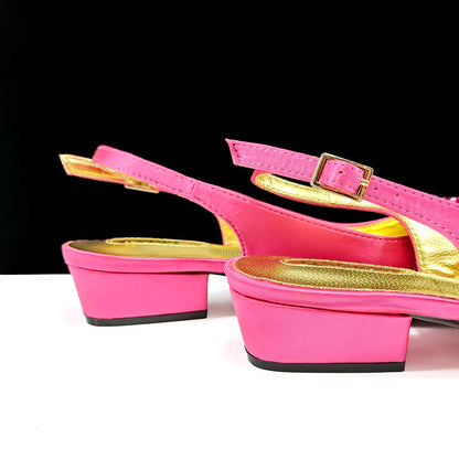 New Italian Olive Pumps and Bag for Party 2024 INS Style Pointed-Toe Rhinestone Elegant Low Heels Wedge for Wome