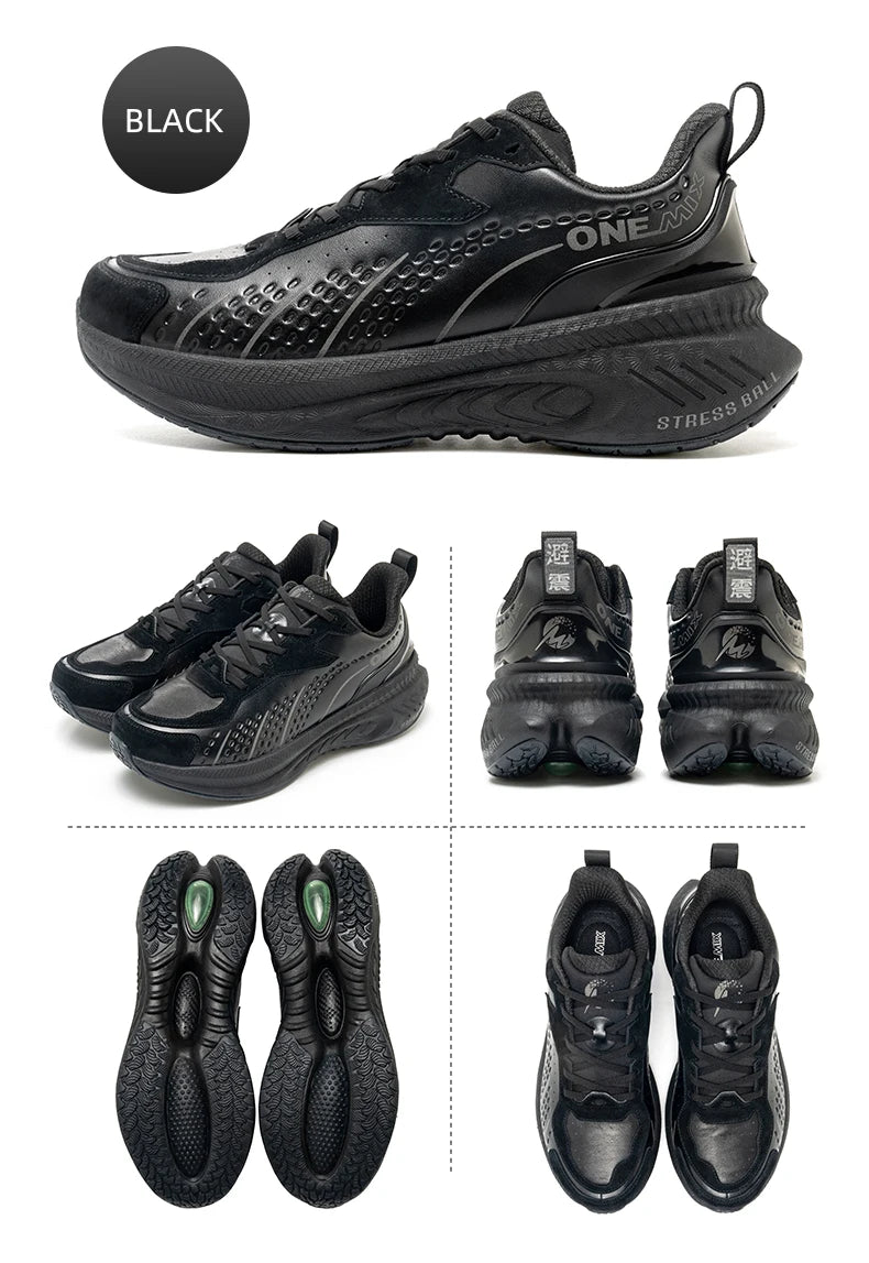2025 Winter Training Running Shoes for Men Sport Shoes Leather Warm Wear-resistant Female Jogging Shoes Walking Sneakers