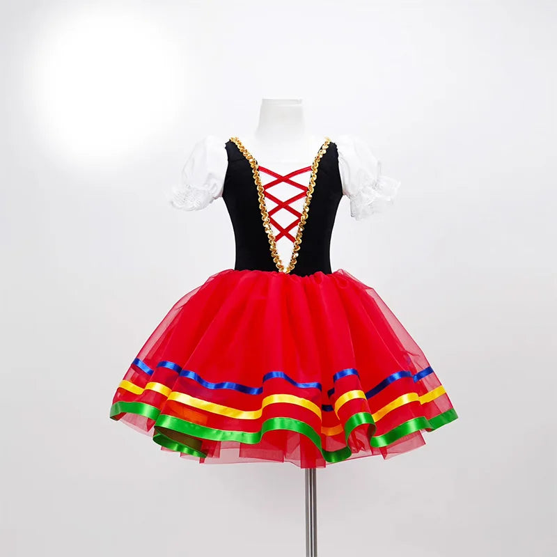 Adult Romantic Tutu Ballet Dress For Girls Kids Women Ballerina Dress Performance Ballet Dance Dress Contemporary Dance Costumes