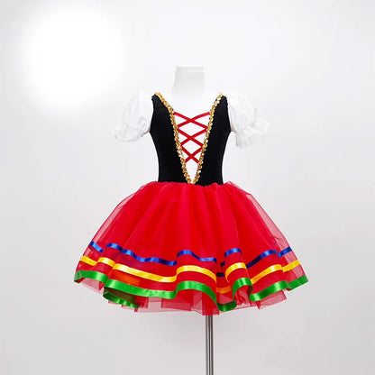 Adult Romantic Tutu Ballet Dress For Girls Kids Women Ballerina Dress Performance Ballet Dance Dress Contemporary Dance Costumes