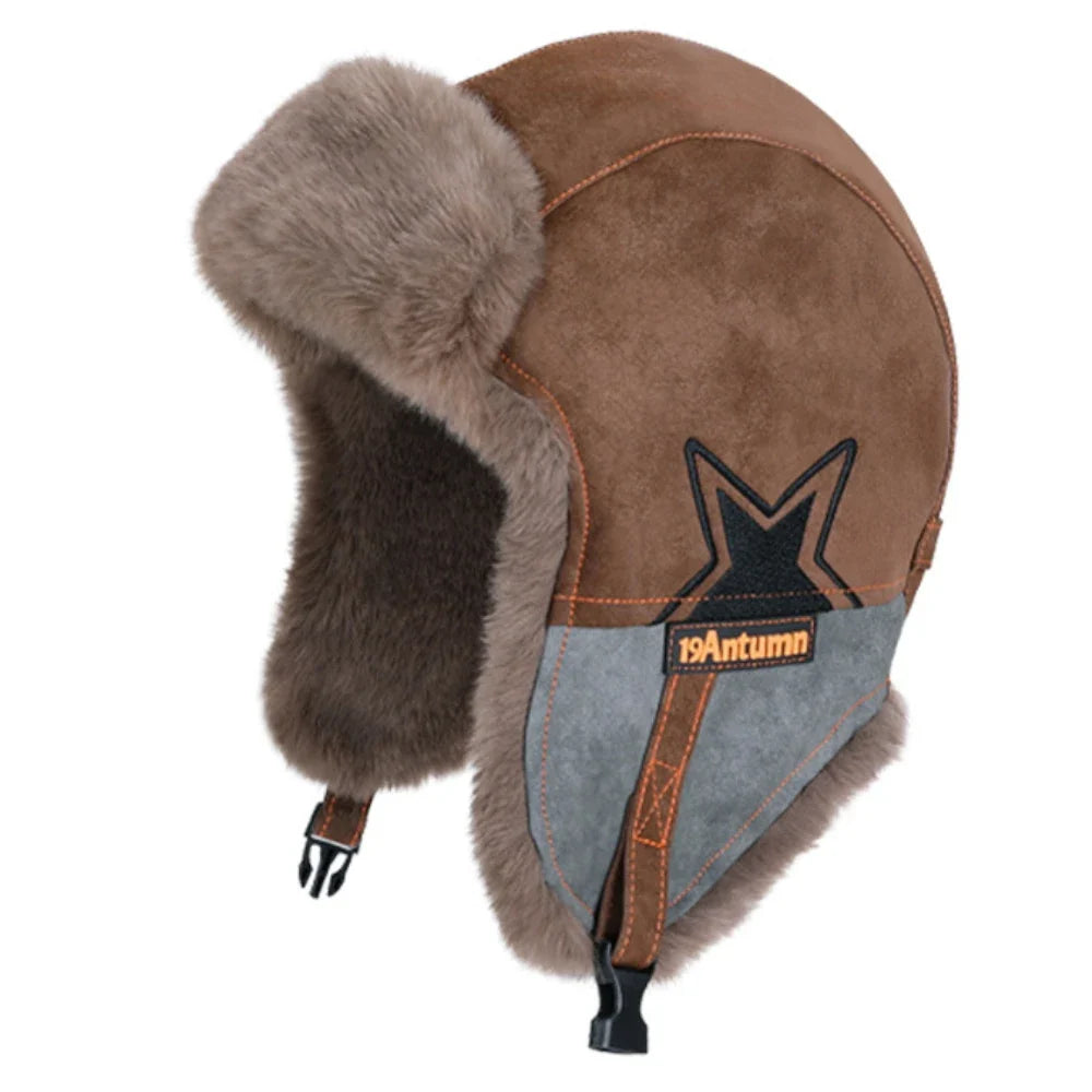 Russian Hat Men Women New Thick Warm Autumn Winter Fur Hat Male Female Windproof Snow Ski Trapper Earflap Cap Bomber Hat