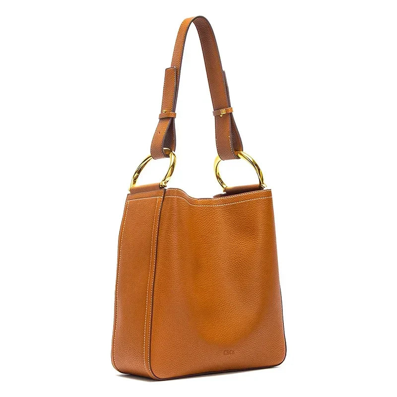 Women's Business Commuter Shoulder Bag Women's Tote Bag Autumn High Quality Simple Beige Texture