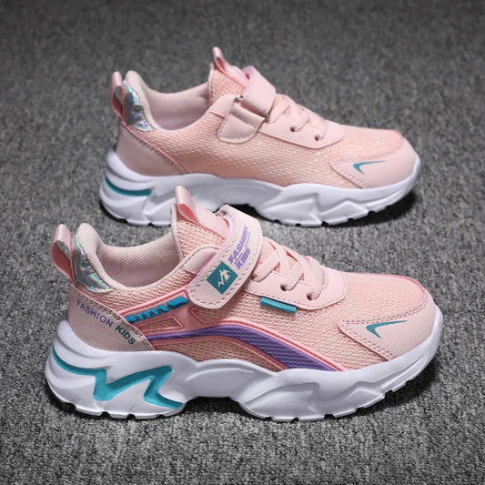 Children's Sports Shoes Kids Running Sneakers for Boys Girls Air Mesh Breathable Outdoor School Casual Fashion Shoes Anti-skid