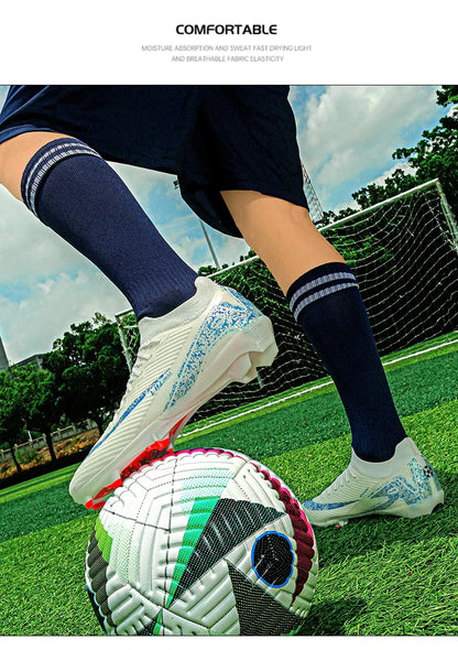New Men's Soccer Shoes Cleats Sneakers Non-Slip Wholesale Football Boots Training FG Top Quality Drop Shipping Unisex Adult