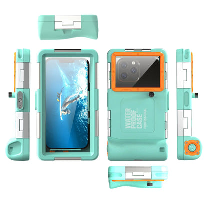 Newly upgraded multicolor IP68 standard 15M/50ft diving/swimming photography professional diving waterproof Phone Case