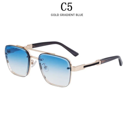 Retro Square Sunglasses For Men Sunscreen Vintage Sunglasses Women Trendy And Fashionable Fashion Glasses Gafas De Sol Hombre