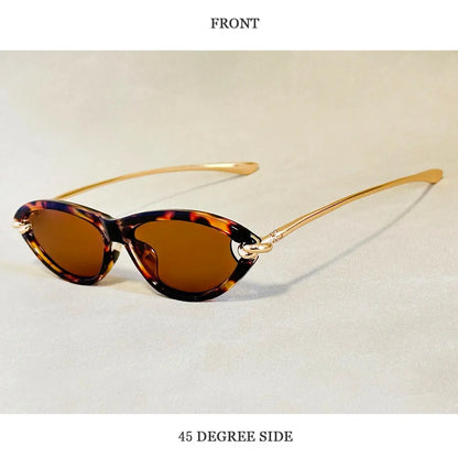 Fashion Oval Sunglasses Women 2026 Luxury Vintage New Cat Eye Sunglass Glasses Luxe Lunette Soleil Femme Lentes De Sol Mujer