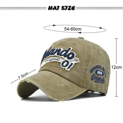 Hip Hop Holes Baseball Hat For Men Women Retro Washed Cotton Peaked Cap Fashion Snapback Sun Visors Punk Letter Bonnet кепка y2k