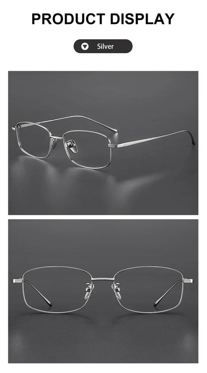 Ultra-light Women's Small Frame Geometric Design Men's Anti-blue Light Glasses Can Be Customized Prescription 8027