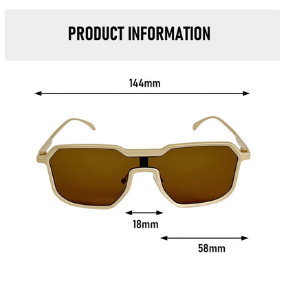 UV400 Protection Sunglass Men Luxury Steampunk Sunglasses Women Trendy One Pieces Fashion Glasses Gafas De Sol Hombre Zonnebril