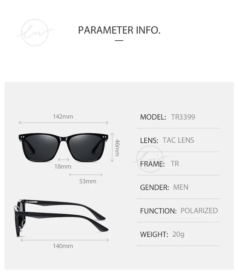 Brand Polarized Sunglasses Men Women Fashion Square Shades Leopard Frame Ladies Travel UV400 Goggles Driving Sun Glasses