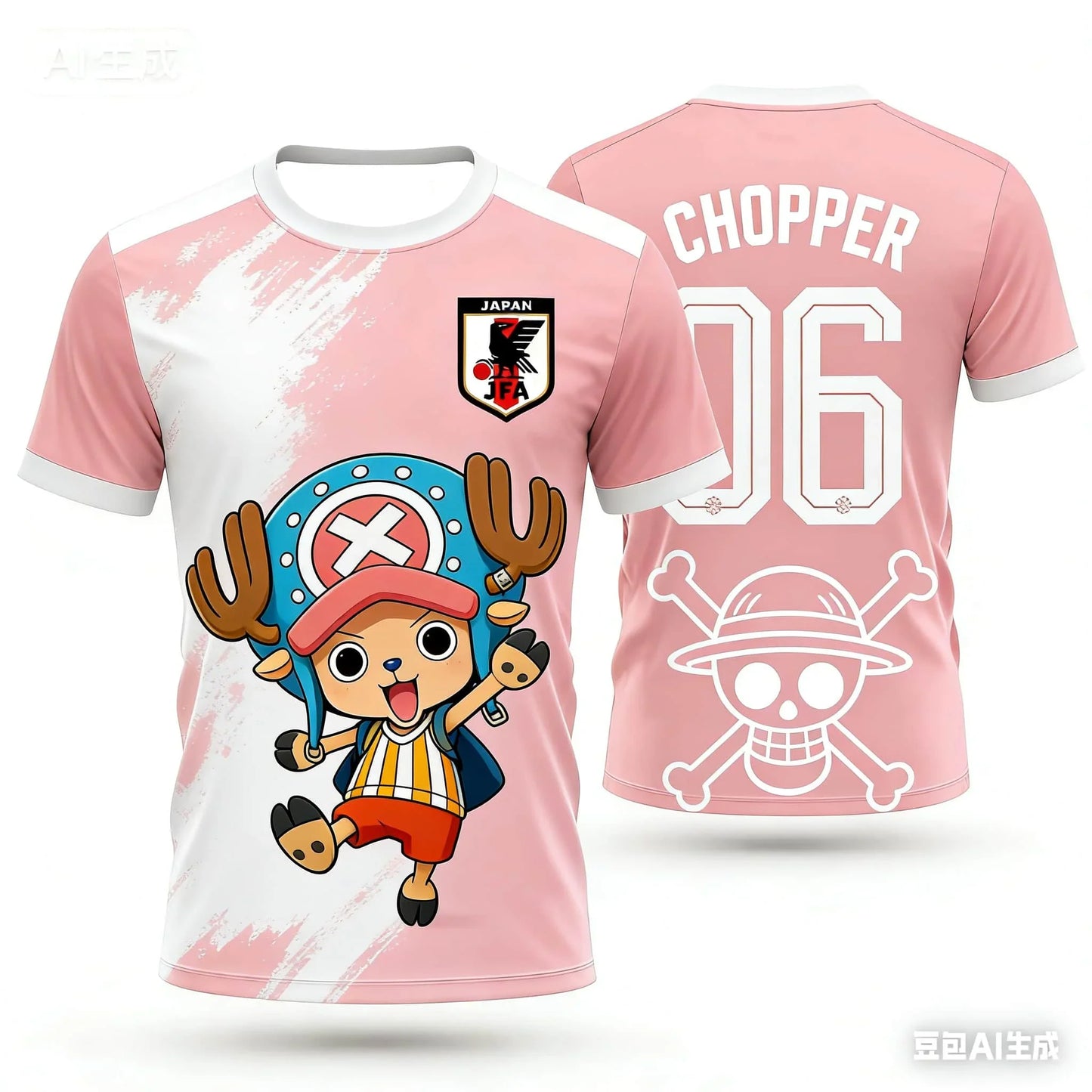 2026 Summer Japan One Piece Luffy Football Jersey Men T-shirt Football Special Jersey Adult Men's Quick-Drying T-shirt
